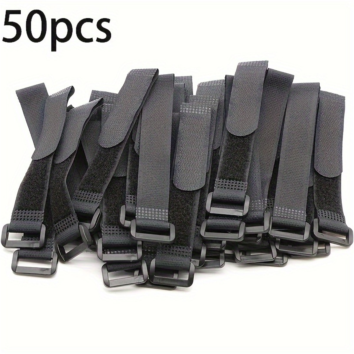 Gear Tie Reusable - 50 pièces de sangles de fixation