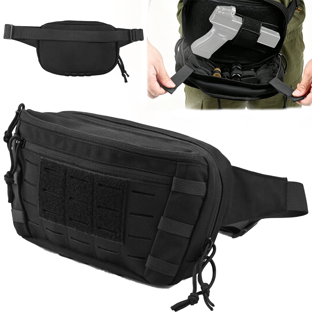 Edc Concealed Carry Holster - Sac banane tactique pour pistolet, holster