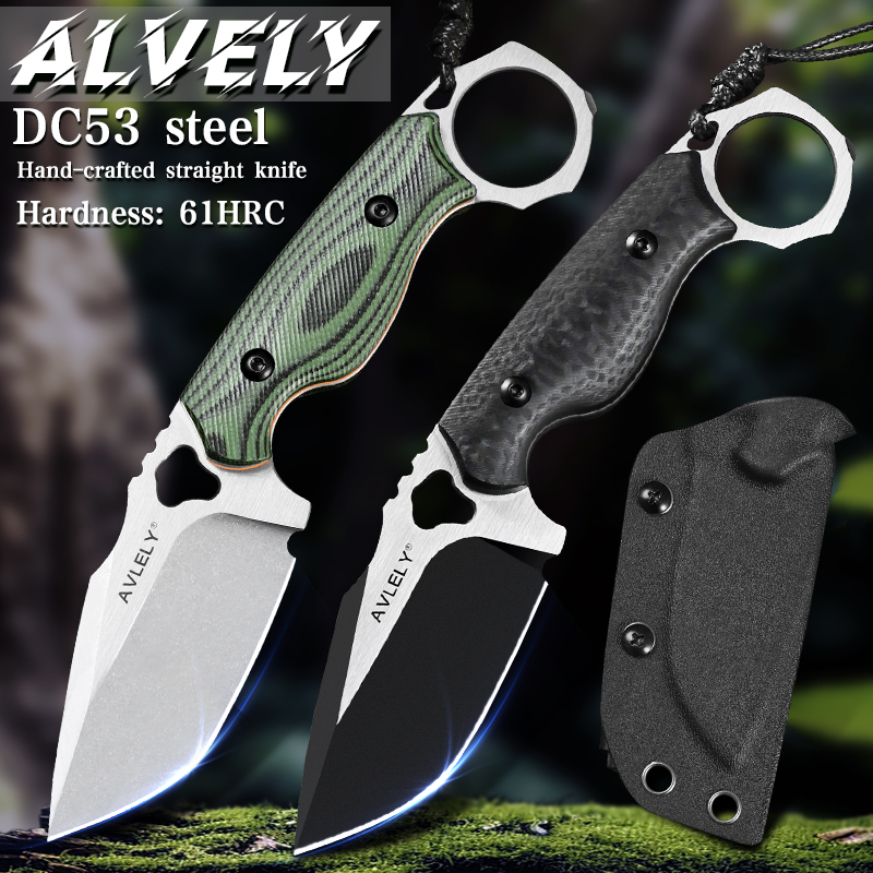 Edc Fixed Blade Deep Carry - Couteau à lame fixe en acier