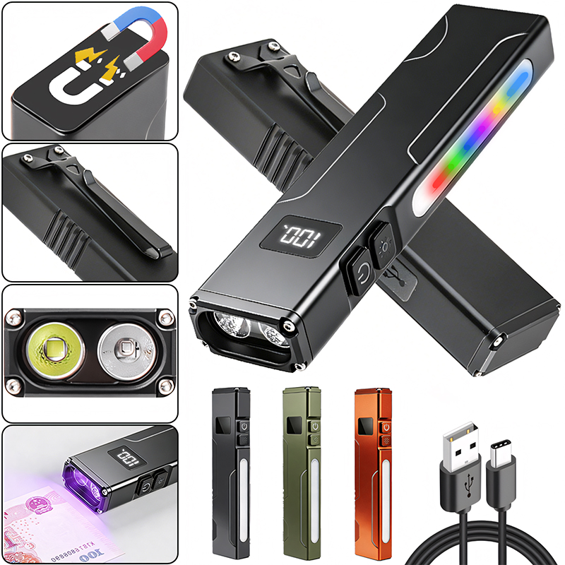 Edc Carry Clip - Lampe de travail multifonctionnelle EDC, lumière