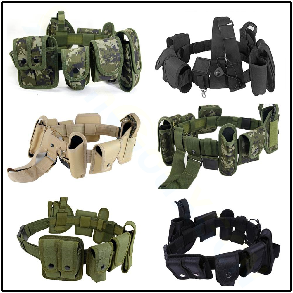 Edc Carry Belt - Ensemble de ceintures tactiques d'extérieur, garde