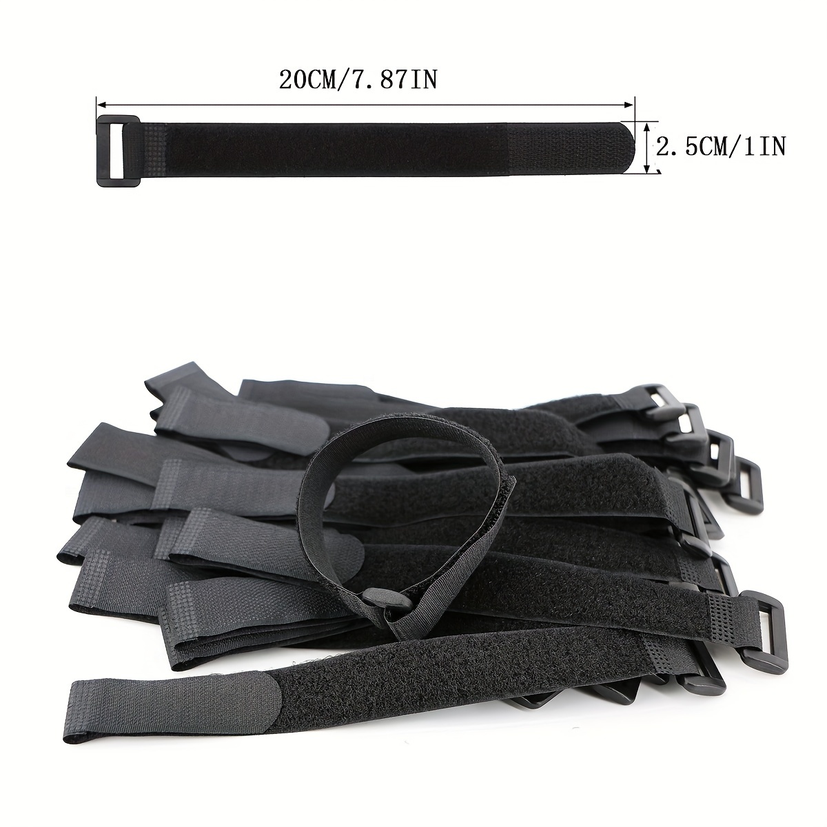50 pièces de sangles de fixati - Gear Tie Reusable avis et prix