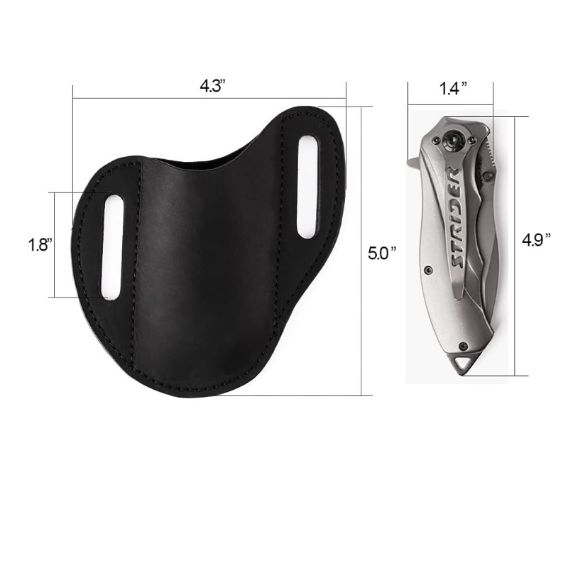 Étui en cuir véritable pour po - Edc Carry Belt avis et prix