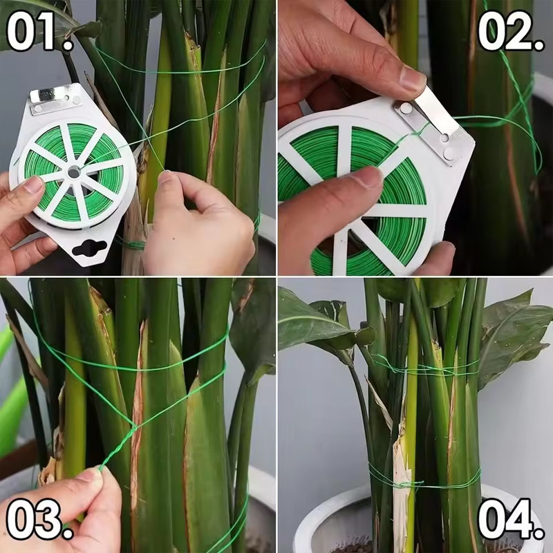 Attaches torsadées de jardin,  - Gear Tie Reusable avis et prix